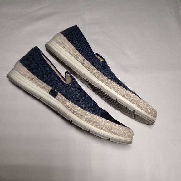Navy Leather VANELi Qalila Slip-on  Sneakers Espadrilles - Picture 5 of 8